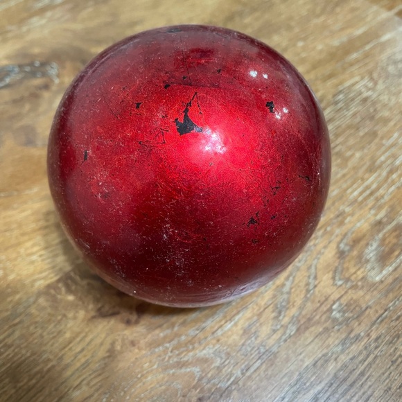 6 Pier 1 ceramic foil decorative spheres - Picture 2 of 5